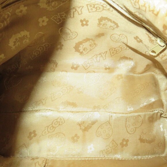 Betty Boop Monogram Canvas & Leather Vintage Hand Bag - Picture 6 of 10
